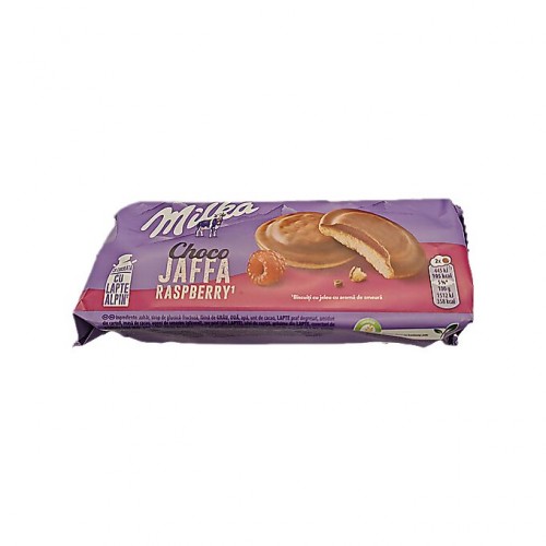 Cumpara online Biscuiti Milka ChocoJaffa zmeura 147 gr. din casa de comenzi CumparaturiOnline.com Bucuresti Biscuiti Milka ChocoJaffa zmeura 147 gr.
